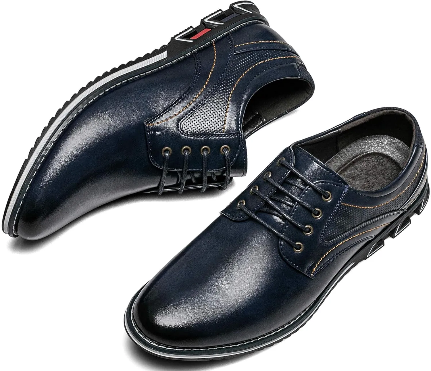 Men's Dress Shoes Comfort Soft Men Oxford Superior Flexural Leather Fashion Dress Sneakers Business Casual Derby Shoe