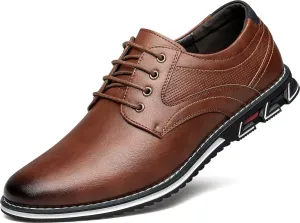 Men's Dress Shoes Comfort Soft Men Oxford Superior Flexural Leather Fashion Dress Sneakers Business Casual Derby Shoe