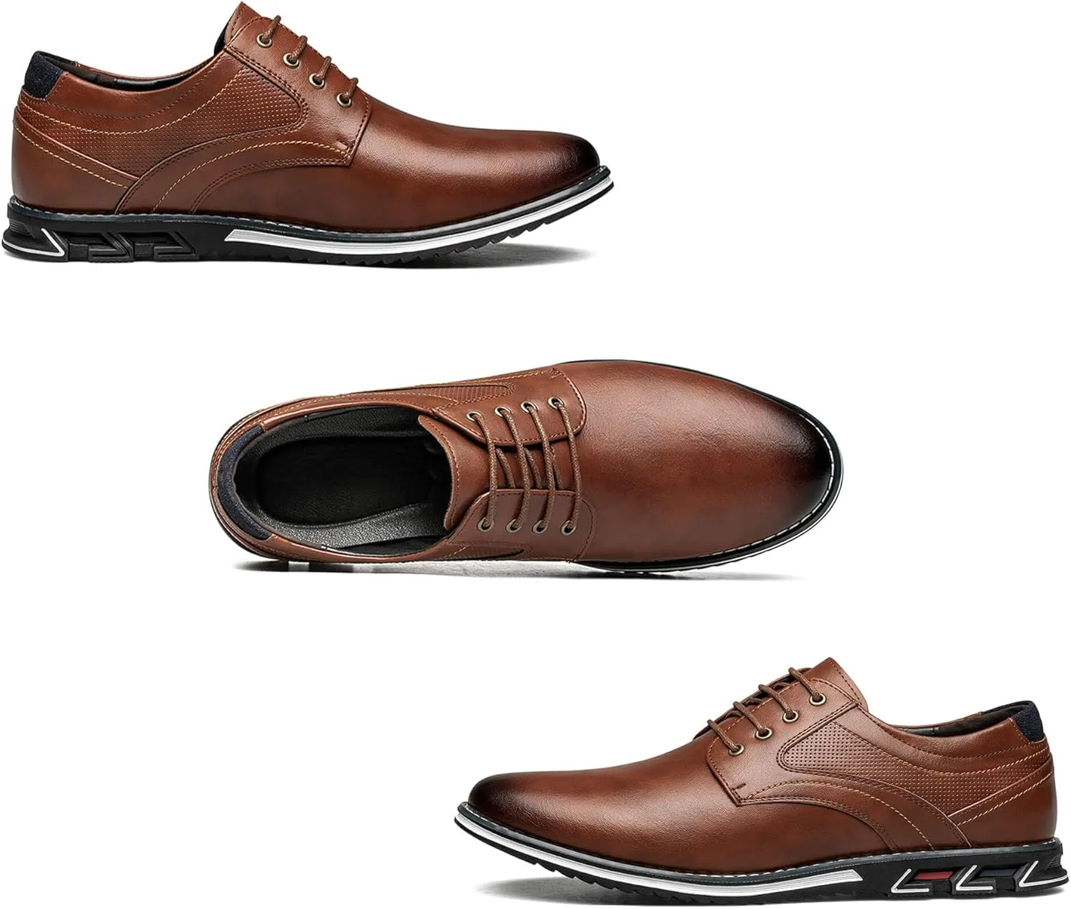 Men's Dress Shoes Comfort Soft Men Oxford Superior Flexural Leather Fashion Dress Sneakers Business Casual Derby Shoe