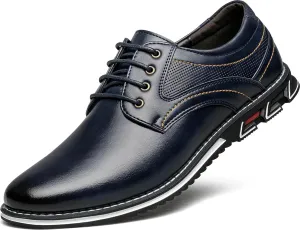 Men's Dress Shoes Comfort Soft Men Oxford Superior Flexural Leather Fashion Dress Sneakers Business Casual Derby Shoe
