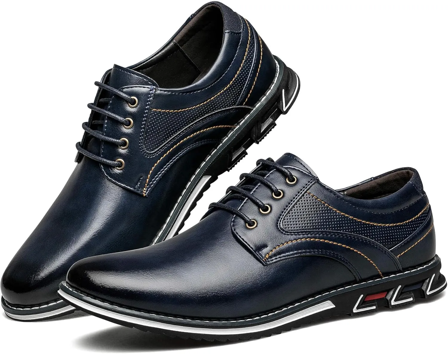 Men's Dress Shoes Comfort Soft Men Oxford Superior Flexural Leather Fashion Dress Sneakers Business Casual Derby Shoe
