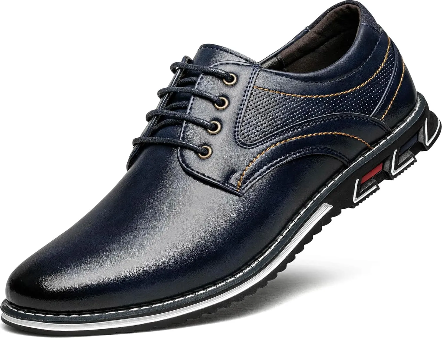 Men's Dress Shoes Comfort Soft Men Oxford Superior Flexural Leather Fashion Dress Sneakers Business Casual Derby Shoe