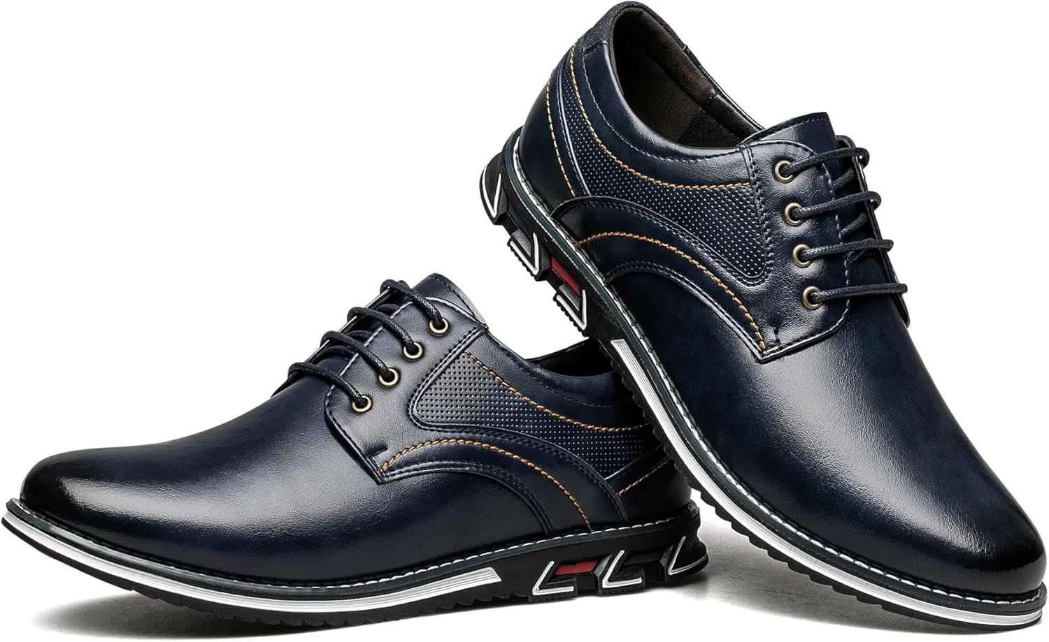 Men's Dress Shoes Comfort Soft Men Oxford Superior Flexural Leather Fashion Dress Sneakers Business Casual Derby Shoe