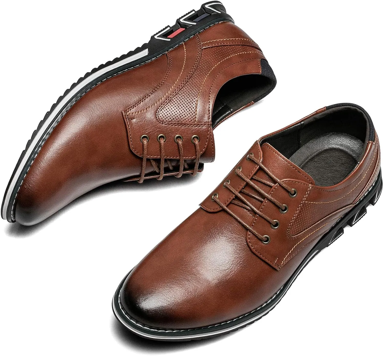 Men's Dress Shoes Comfort Soft Men Oxford Superior Flexural Leather Fashion Dress Sneakers Business Casual Derby Shoe