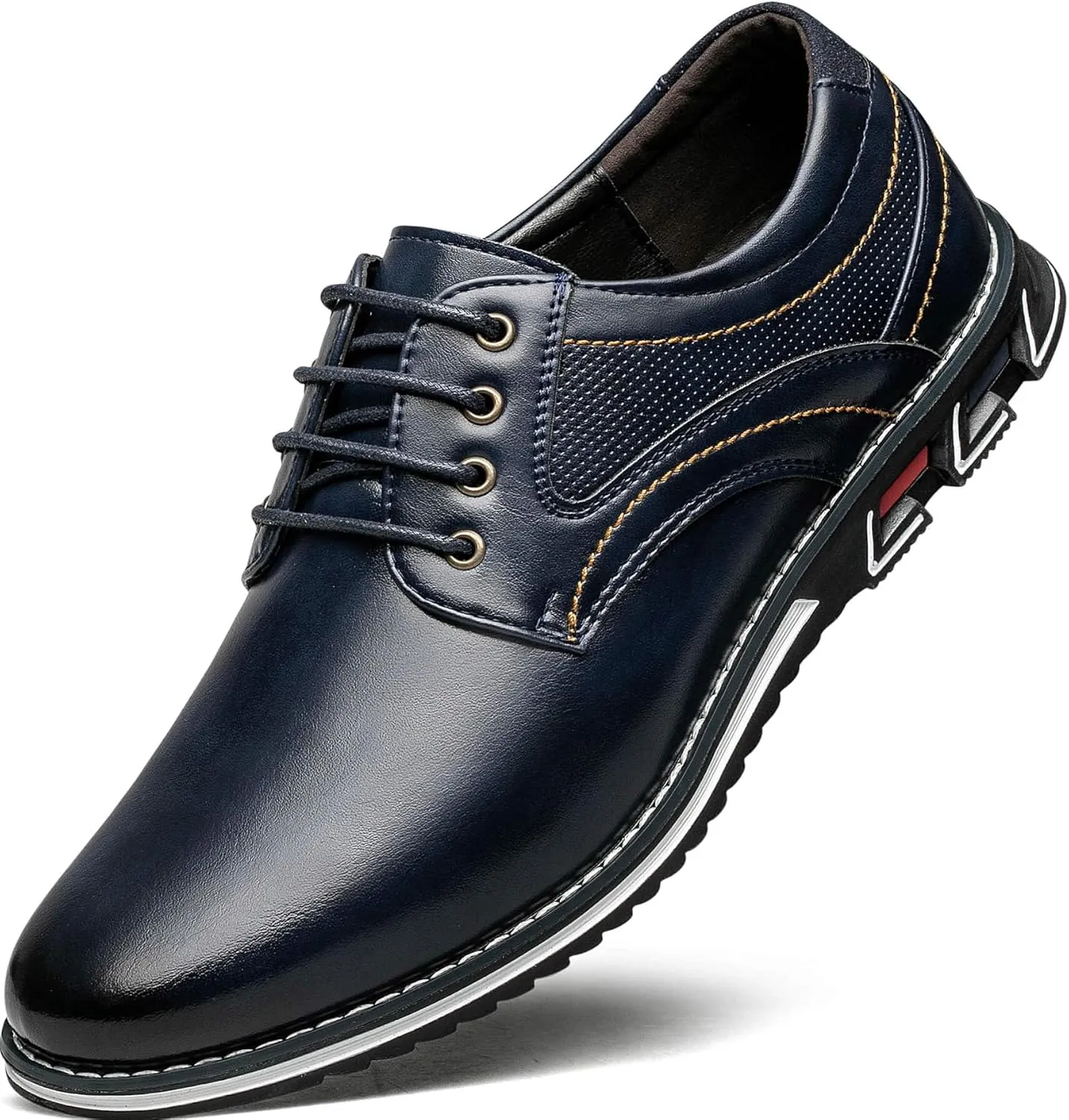Men's Dress Shoes Comfort Soft Men Oxford Superior Flexural Leather Fashion Dress Sneakers Business Casual Derby Shoe