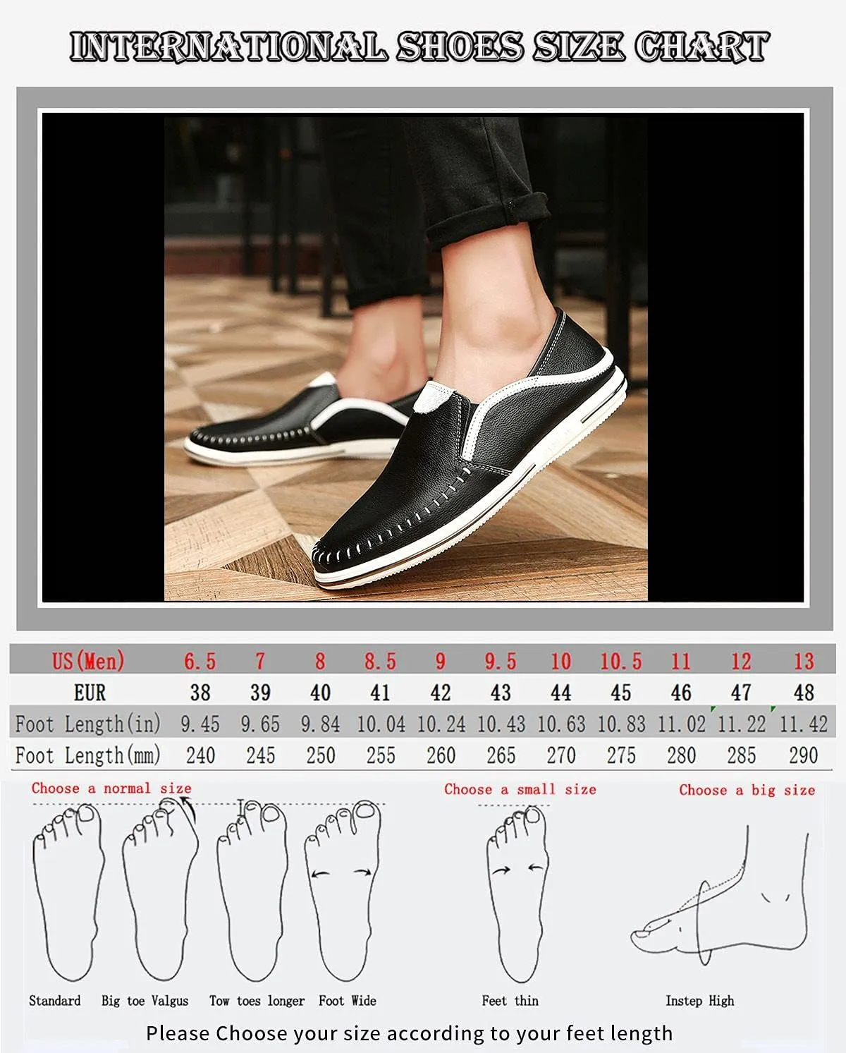 Men's Genuine Leather Loafers Shoes Fashion Slip-on Casual Soft Summer Driving Shoes