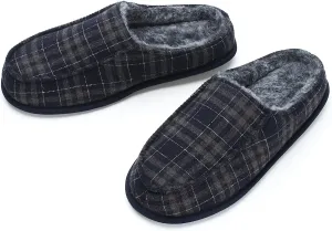 Men's House Slippers, Cozy Non-slip Home Shoes, Warm Comfy Indoor Outdoor Moccasin Slip Ons, Unique Christmas Gifts