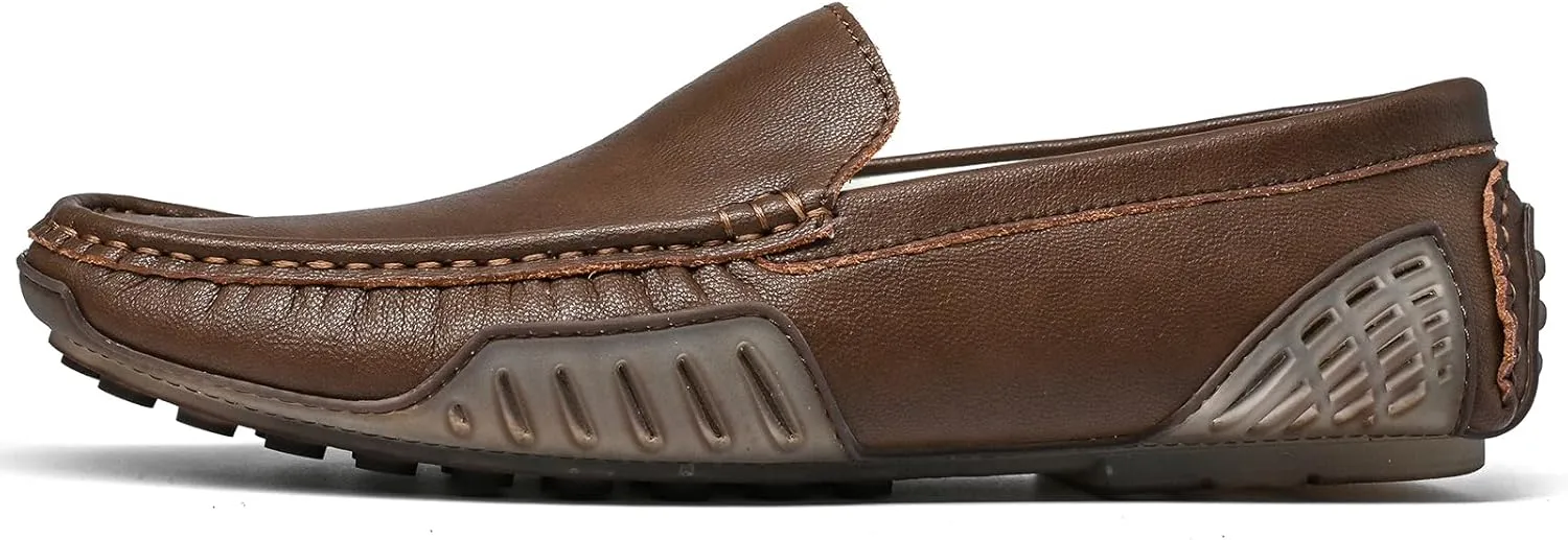 Men's Loafers Casual Shoes Slip On Driving Loafers Penny Loafers with Rubber Sole Soft Light-Weight Flats Boat Free Shoes…