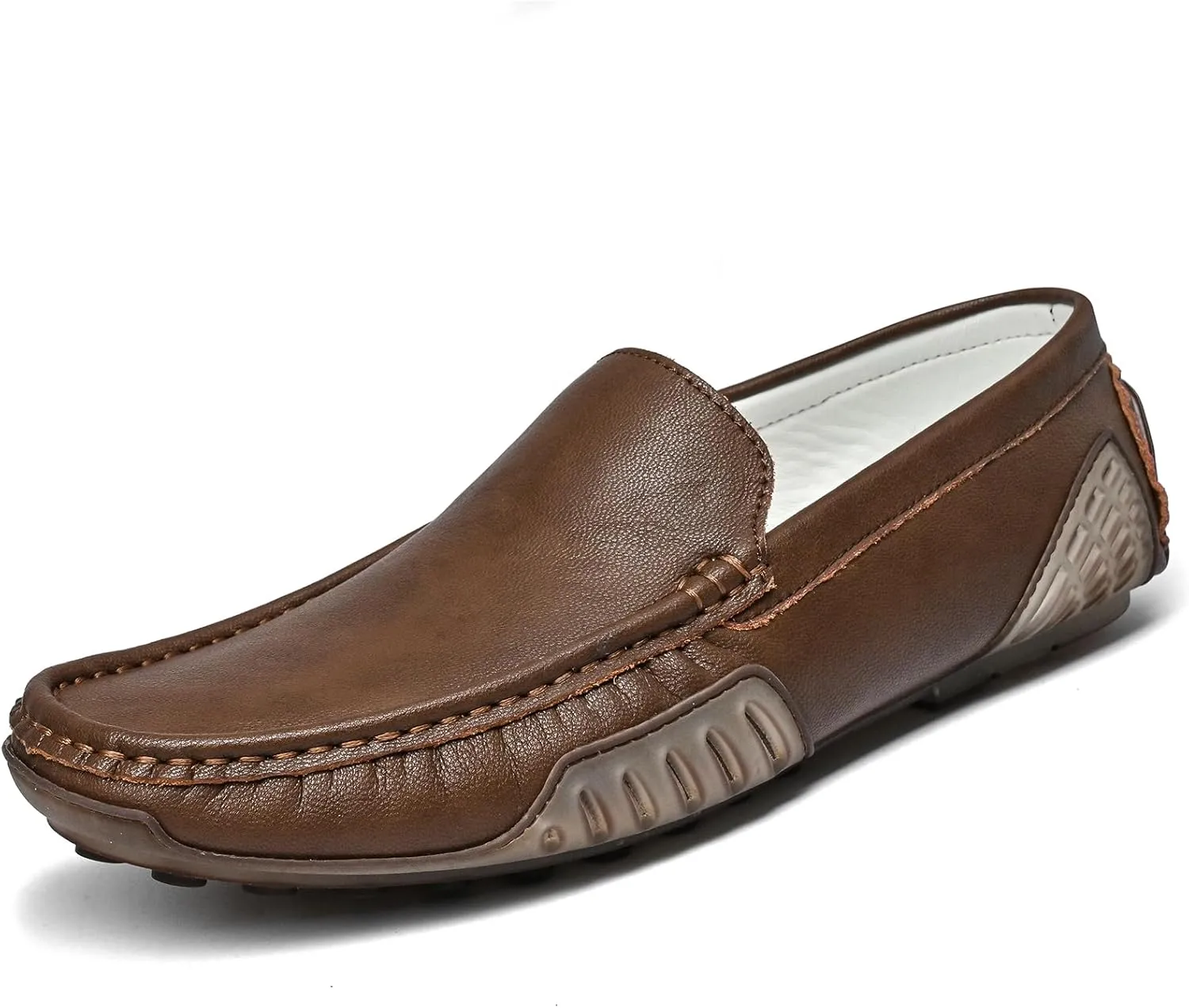 Men's Loafers Casual Shoes Slip On Driving Loafers Penny Loafers with Rubber Sole Soft Light-Weight Flats Boat Free Shoes…