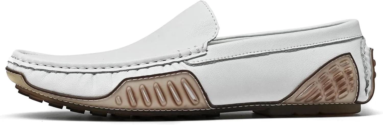 Men's Loafers Casual Shoes Slip On Driving Loafers Penny Loafers with Rubber Sole Soft Light-Weight Flats Boat Free Shoes…