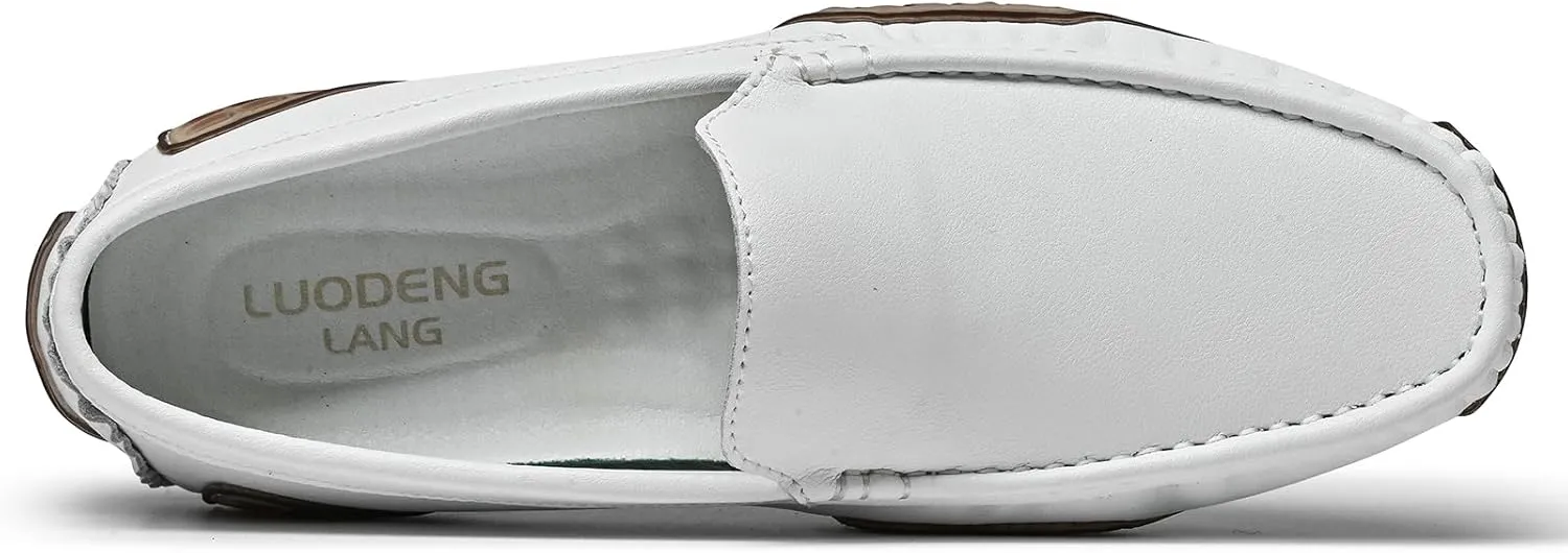Men's Loafers Casual Shoes Slip On Driving Loafers Penny Loafers with Rubber Sole Soft Light-Weight Flats Boat Free Shoes…