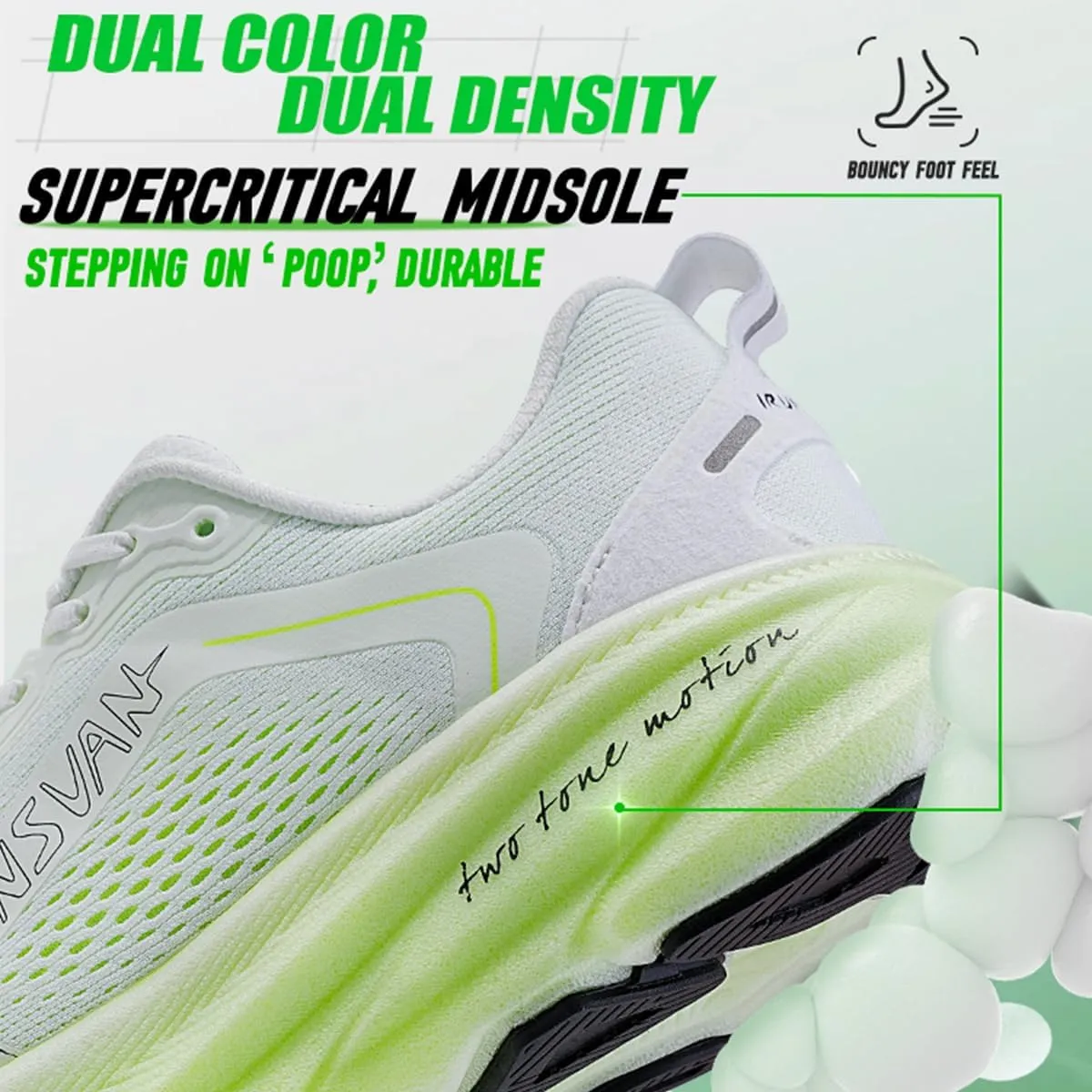 Men's Road Sneakers Cushioned Marathon Running Shoes Carbon Plate Anti Torsion with Arch Support Lightweight Breathable