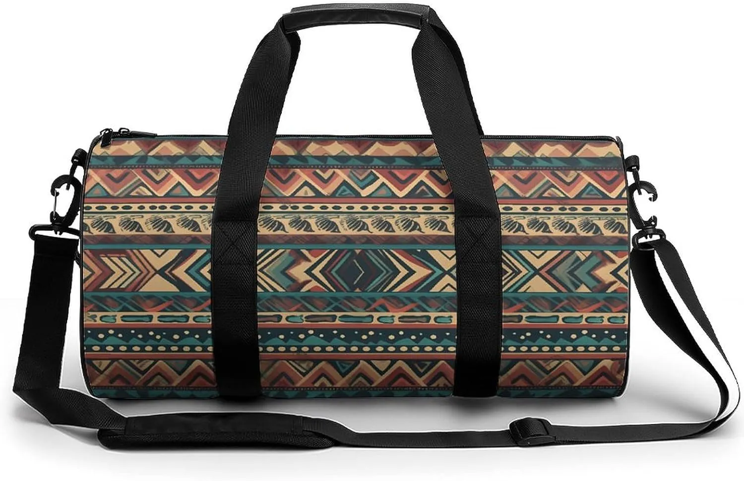 Mens Womens Gym Bag, Native American Print Duffle Bags,travel Gym Duffle Bag,garment Duffle Bag,gym Bag with Shoe Compartment