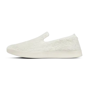 Men's Wool Lounger Fluffs - Natural White (Cream Sole)