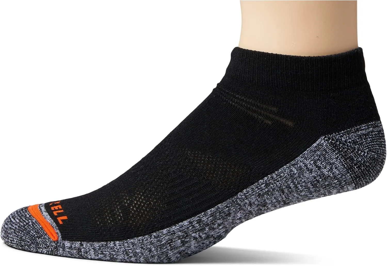 Merrell Men's and Women's Lightweight Work Socks-3 Pair Pack-Unisex Repreve with Durable Reinforcement