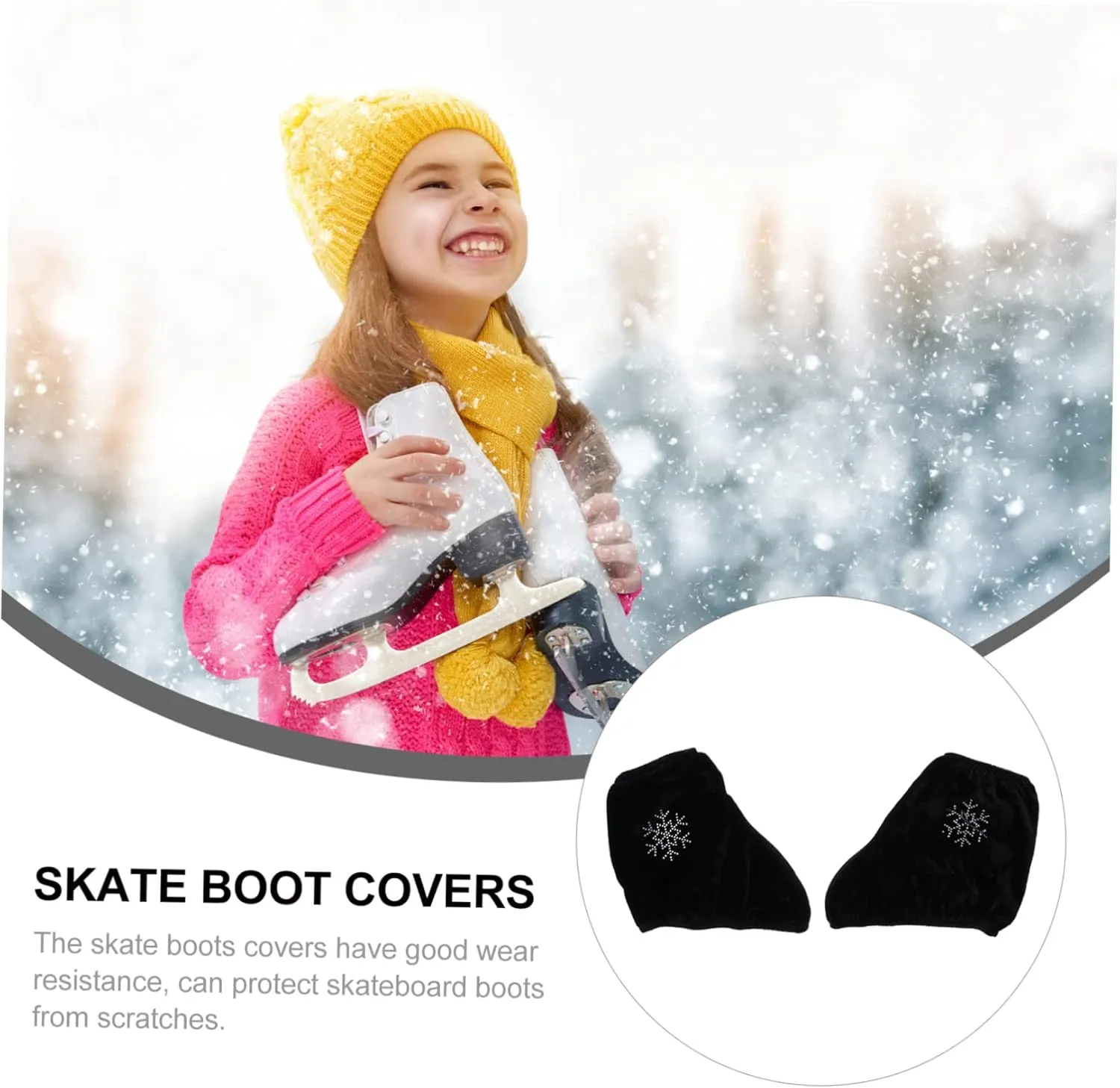 Mikikit Skate Shoe Covers Ice Skating Skates for Skate Shoe Protector Skate Boot Covers er Skate Covers Skate