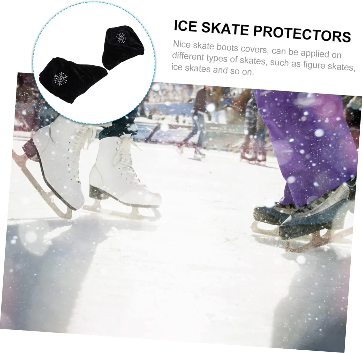 Mikikit Skate Shoe Covers Ice Skating Skates for Skate Shoe Protector Skate Boot Covers er Skate Covers Skate
