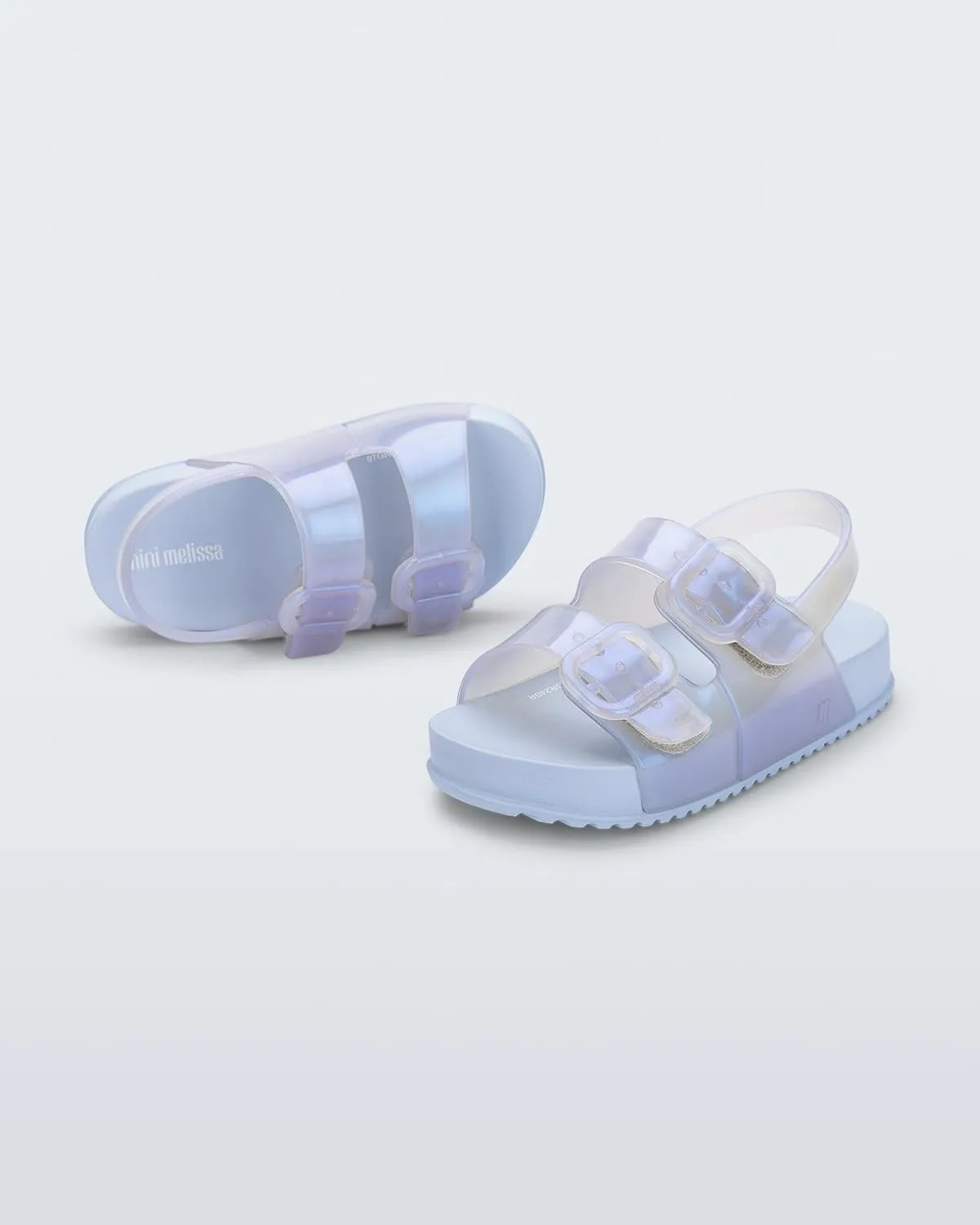 mini melissa Cozy Jelly Sandals for Babies & Toddlers - Summer Sandal w/Adjustable Back Strap, Jelly Shoes for Girls & Boys