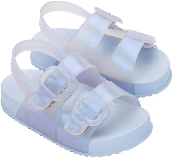 mini melissa Cozy Jelly Sandals for Babies & Toddlers - Summer Sandal w/Adjustable Back Strap, Jelly Shoes for Girls & Boys