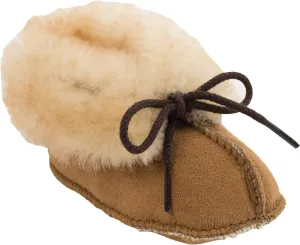 Minnetonka Genuine Sheepskin Bootie (Infant/Toddler)