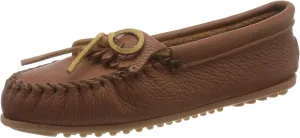Minnetonka Women's Deerskin Soft-T Moccasin