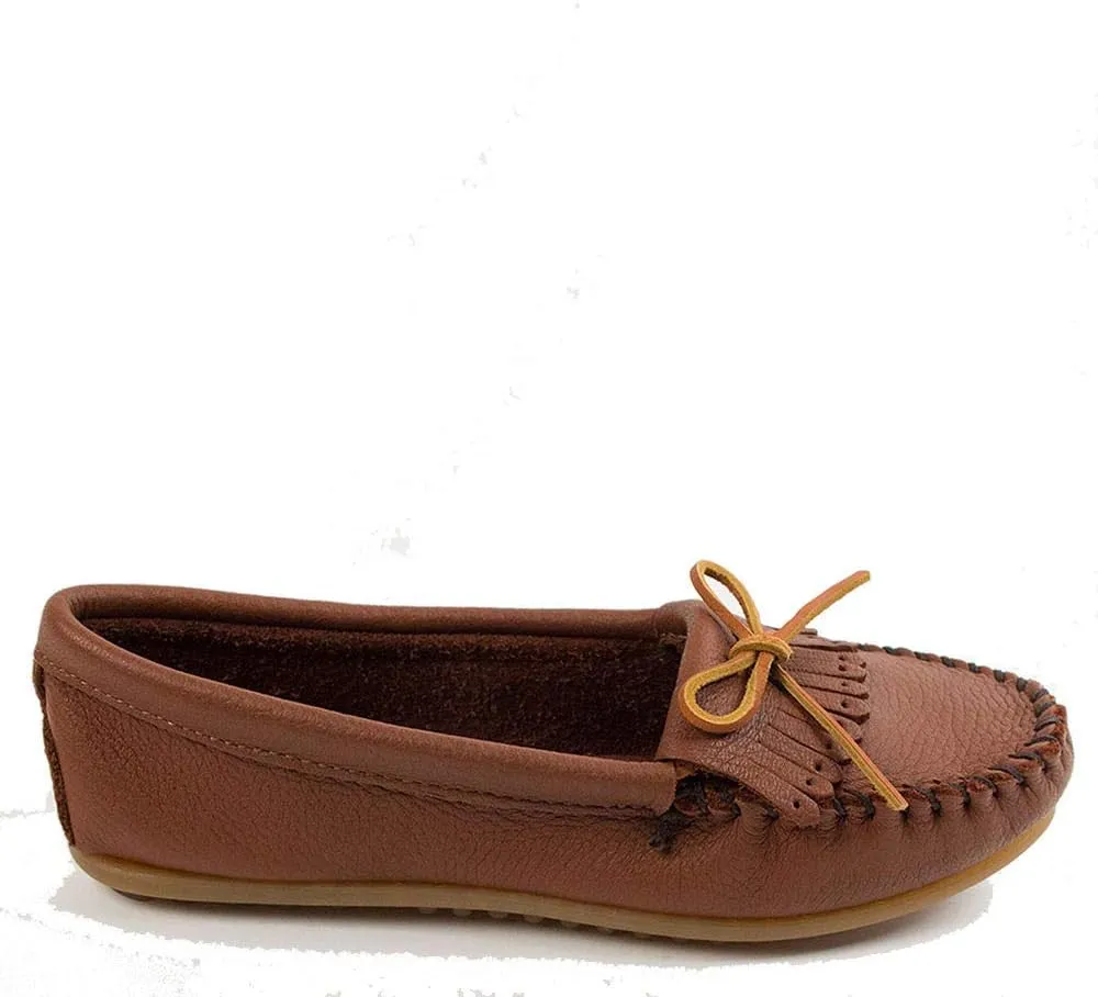 Minnetonka Women's Deerskin Soft-T Moccasin