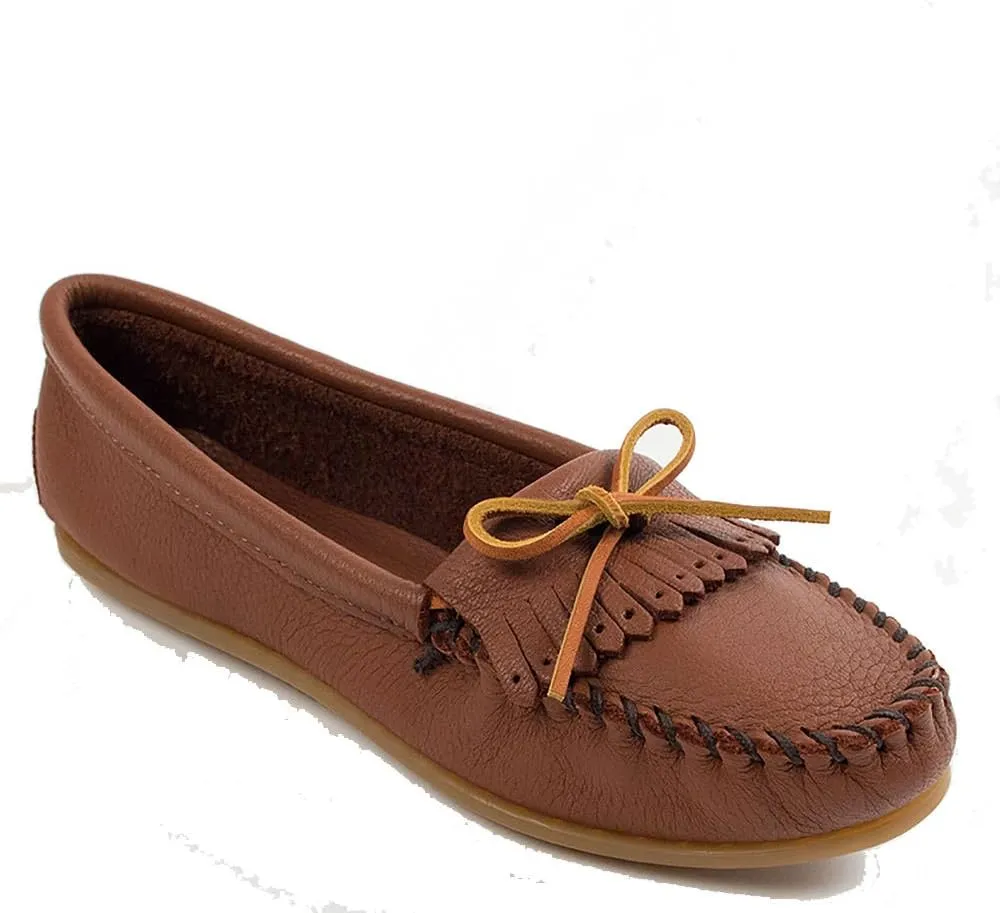 Minnetonka Women's Deerskin Soft-T Moccasin