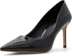 miss left Women Trendy Stilettos Closed Pointy Toe Pumps Slip On High Heeled Shoes for Everyday Working Commuting Size 4-16 US