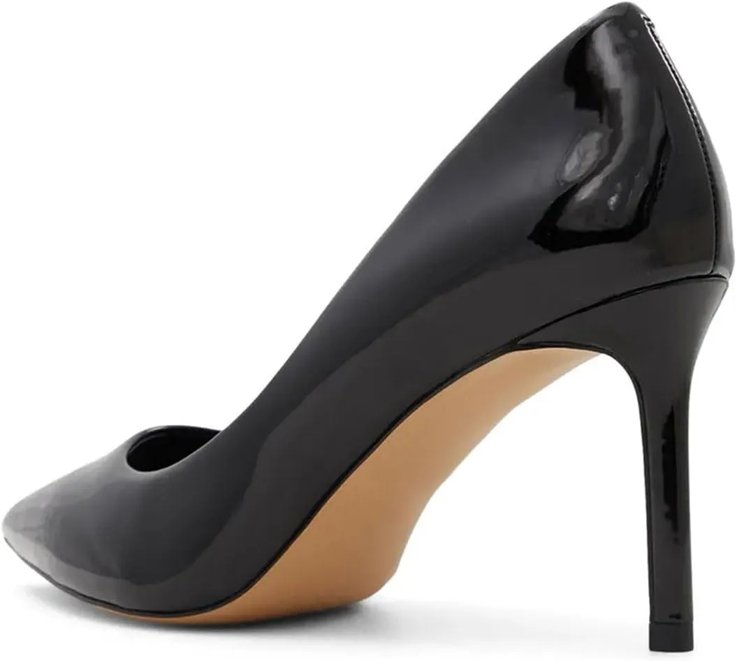miss left Women Trendy Stilettos Closed Pointy Toe Pumps Slip On High Heeled Shoes for Everyday Working Commuting Size 4-16 US