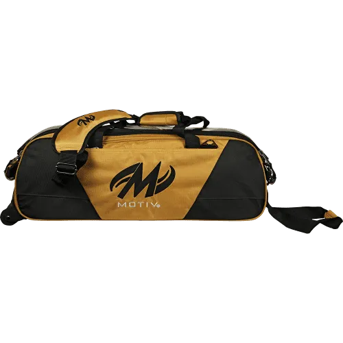 Motiv Ballistix Triple Tote Gold Shoe Bag Bundle