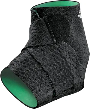 MUELLER Sports Medicine Green Adjustable Ankle Support Brace, Ankle Pain Relief Support for Men and Women, Ideal for Sprains, Strains, Arthritis, Black, One Size