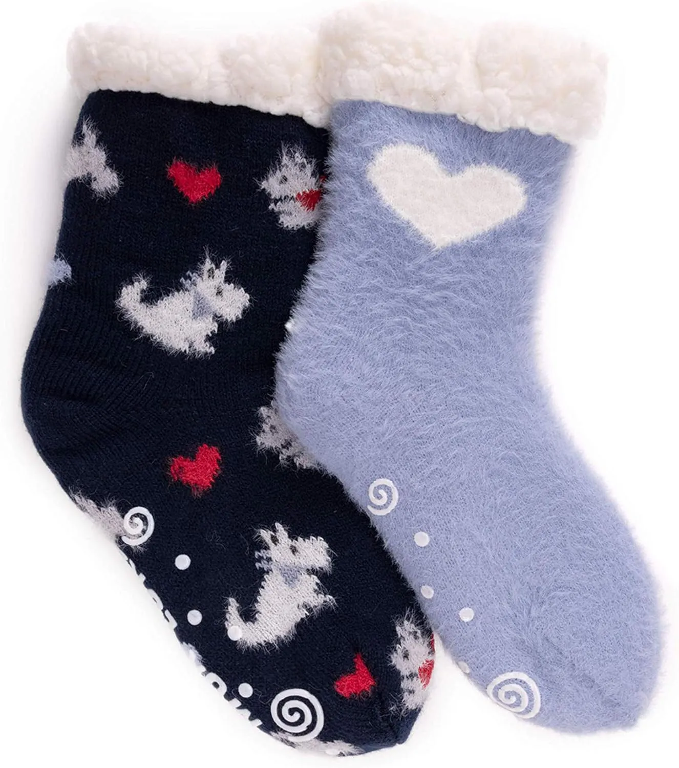 Muk Luks Cabin Cozy Sock, 2 Pair