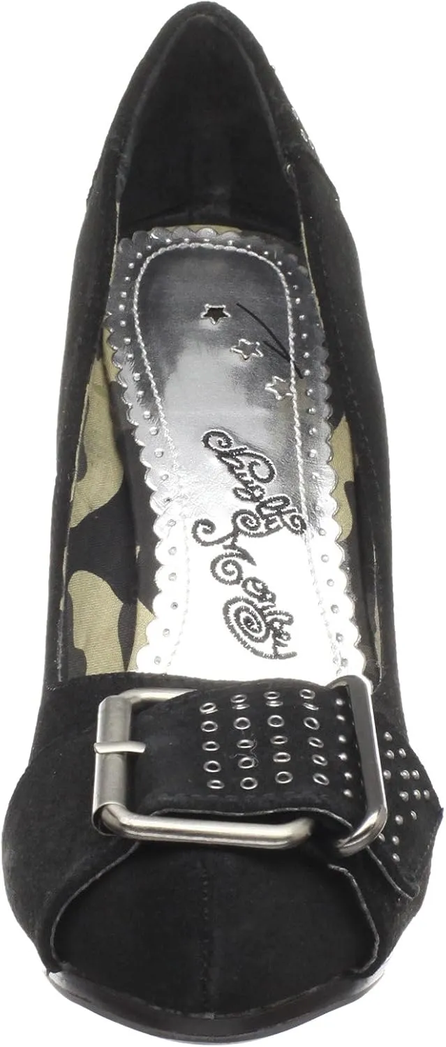 Naughty Monkey Women's Rugged Racey Platform Pump
