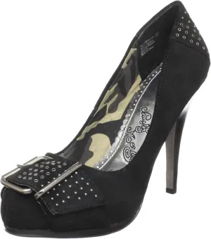 Naughty Monkey Women's Rugged Racey Platform Pump