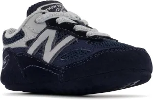 New Balance Baby Boys 990 V6 Lace-up Sneaker, Navy/Silver, 2 Infant