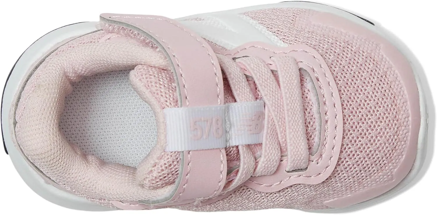 New Balance Baby-Girl's Dynasoft 578 V1 Hook and Loop Running Shoe