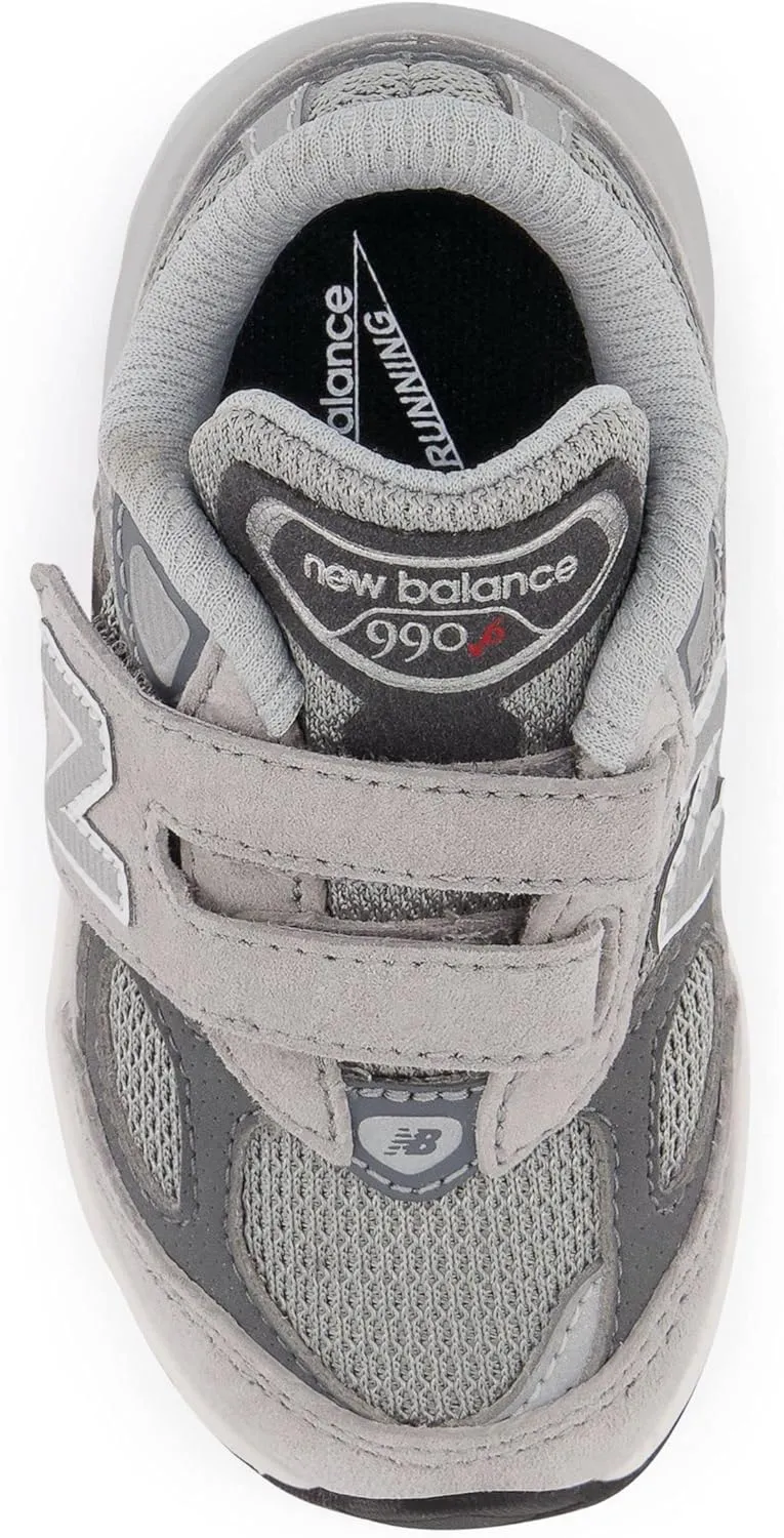 New Balance Unisex-Baby 990 V6 Hook and Loop Sneaker