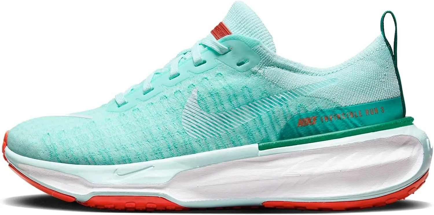 Nike Invincible 3 Women's Road Running Shoes, Jade Ice/White-Clear Jade, 11 M US