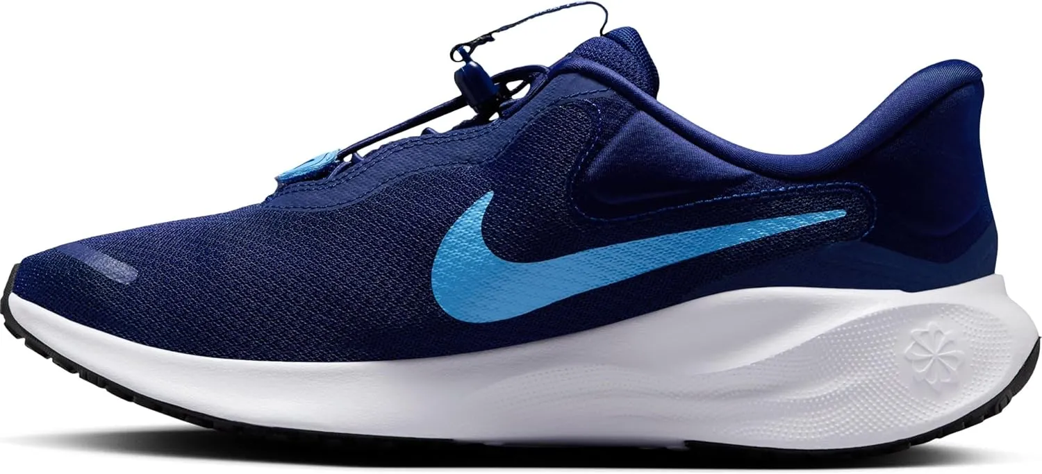 Nike Revolution 7 EasyOn Men's Road Running Shoes (FQ4112-400, Blue Void/White/Black/University Blue)
