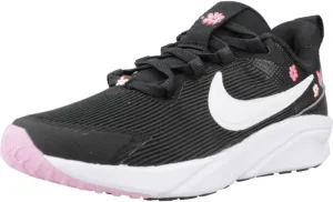 Nike Star Runner 4 NN SE Little Kids' Shoes (FJ8079-001, Black/Pink Rise/Picante Red/White)