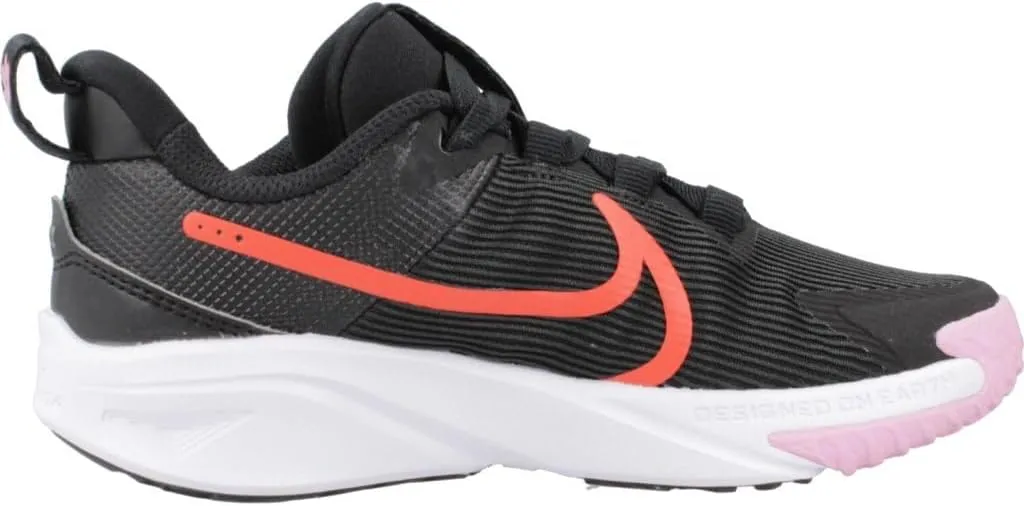 Nike Star Runner 4 NN SE Little Kids' Shoes (FJ8079-001, Black/Pink Rise/Picante Red/White)