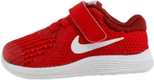 Nike Unisex-Child Revolution 4 (TDV) Running Shoe, Gym red/White-Team red-Black, 2C Regular US Toddler