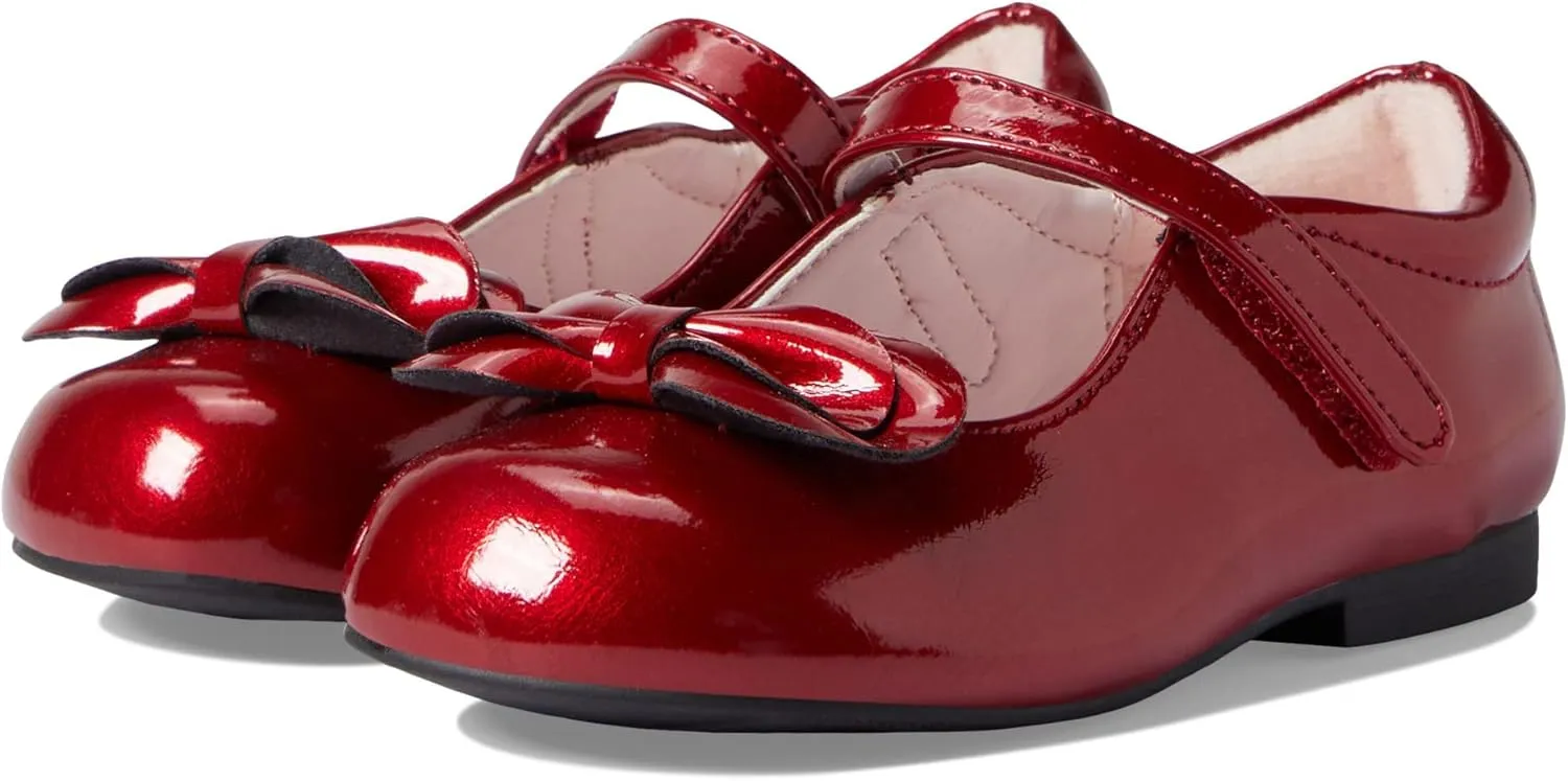 NINA Girl's Krista (Toddler/Little Kid) Red Patent 12 Little Kid M