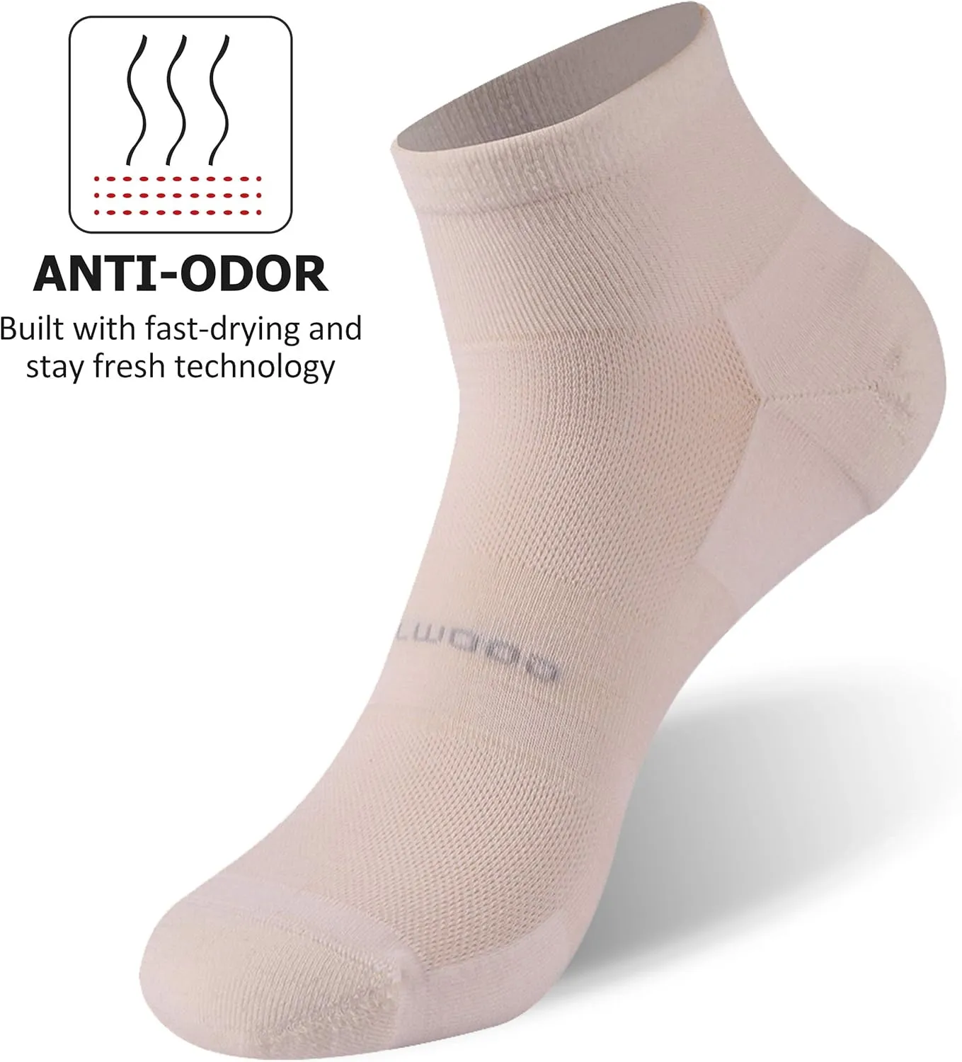 No Show Athletic Socks, ZEALWOOD Unisex Merino Wool Ultra-Light Running Tennis Golf Socks,1/3 Pairs