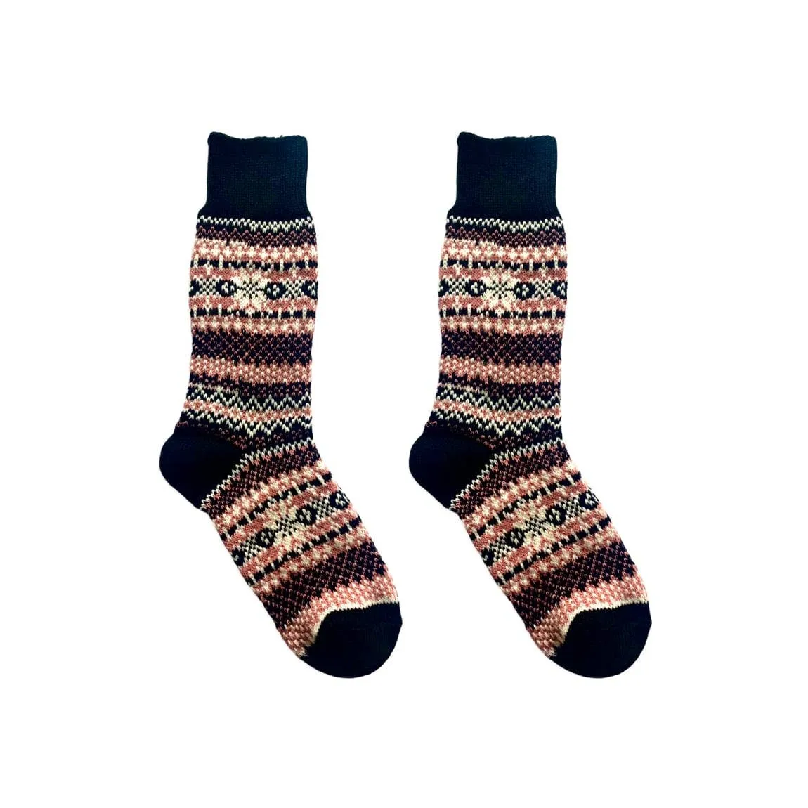 Nordic Socks  - Soft Cozy (Rosa - Black)