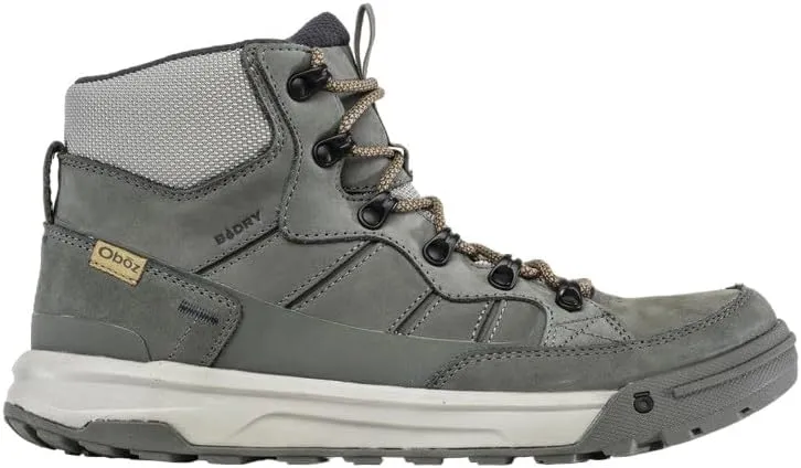 Oboz Men's Burke Mid Leather B-Dry Waterproof Hiking Boot