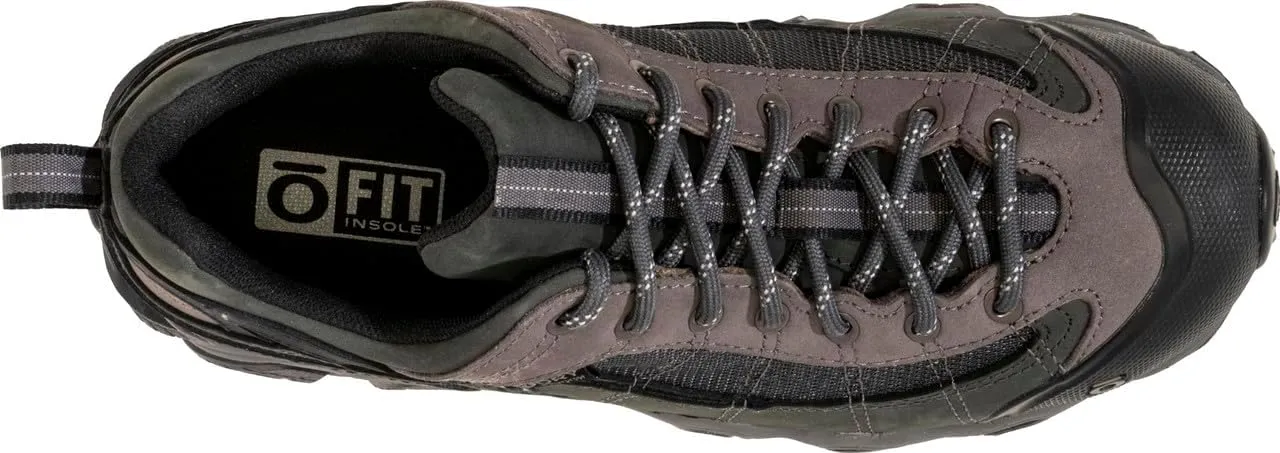 Oboz Men's Firebrand II Low B-Dry, Gray, 12 Wide