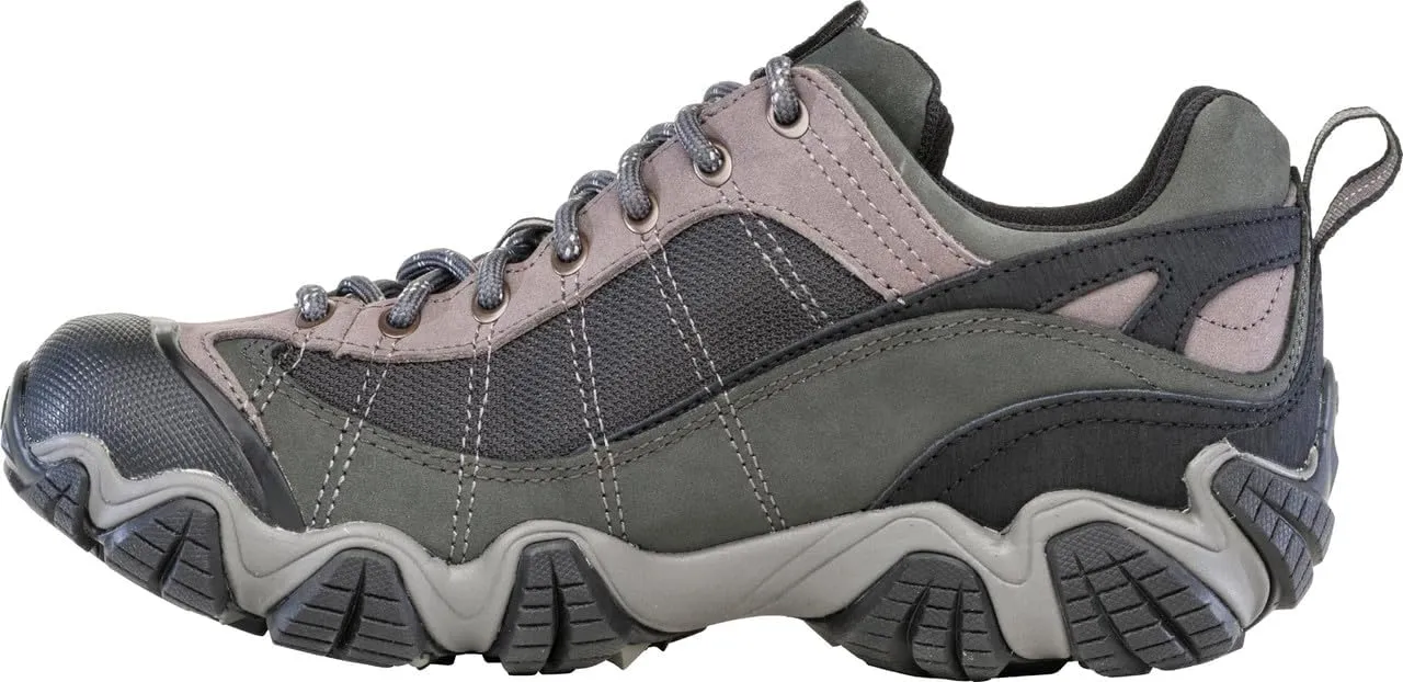 Oboz Men's Firebrand II Low B-Dry, Gray, 12 Wide