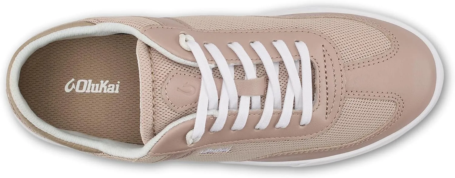 OLUKAI Ha'upu Hulu Women’s Court Sneakers, Tennis Shoes for Everyday Wear, All-Day Comfort & Supportive Shoe