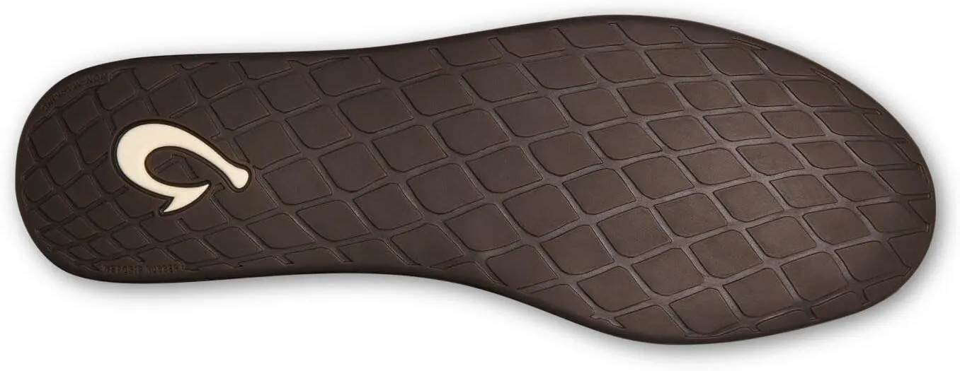 OLUKAI Ku'una Slipper, Women's Slip-On Shoes, Genuine Shearling & Premium Nubuck Leather, Drop-in Heel Design, Cozy & Ultra-Soft Comfort Fit